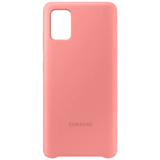 Чехол-накладка Samsung EF-PA515TPEGRU Silicone Cover для Galaxy A51, розовый- купить по низкой цене в интернет-магазине ОНЛАЙН ТРЕЙД.РУ Казани