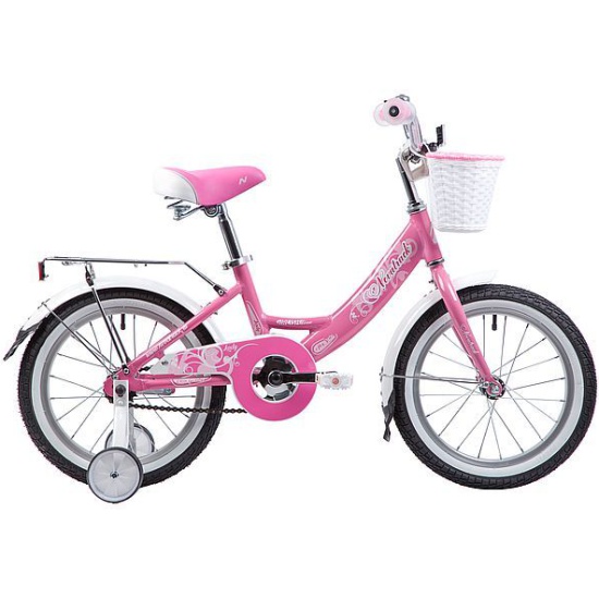 Детский Велосипед Novatrack 16" GIRLISH, розовый