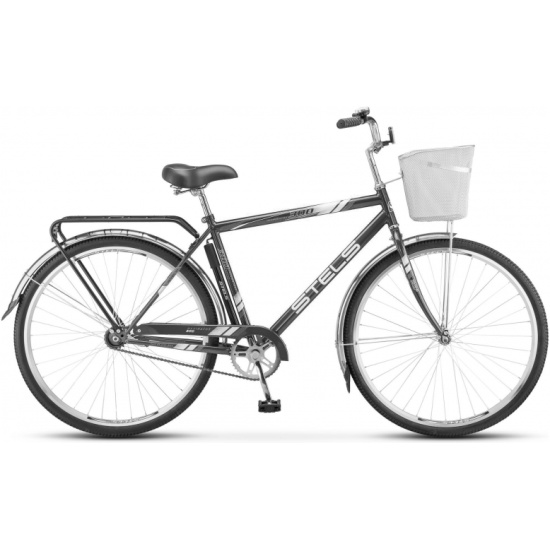 Городской велосипед Stels Navigator 300 Gent 28 (Z010) 2018, серый, рама 20