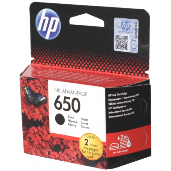 Картридж HP CZ101AE № 650, черный для Deskjet Ink Advantage 2515, 3515- купить по выгодной цене в интернет-магазине ОНЛАЙН ТРЕЙД.РУ Тольятти