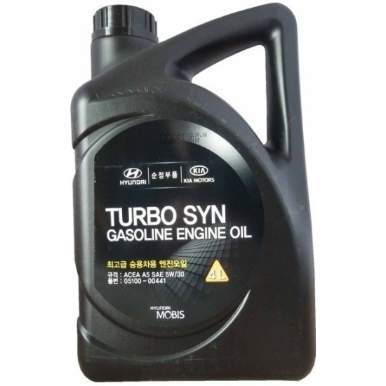Моторное масло MOBIS Turbo SYN Gasoline 5W-30 4 л — купить в интернет-магазине ОНЛАЙН ТРЕЙД.РУ