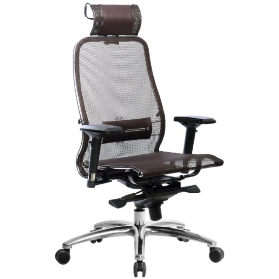 Кресло руководителя МЕТТА Samurai S-3.04, Темно-коричневый — купить в интернет-магазине ОНЛАЙН ТРЕЙД.РУ