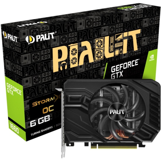 Видеокарта PALIT GeForce GTX 1660 PCI-E 3.0 6144Mb 192 bit DVI HDMI Display Port HDCP StormX OC NE51660S18J9-165F - купить по выгодной цене в интернет-магазине ОНЛАЙН ТРЕЙД.РУ Тула