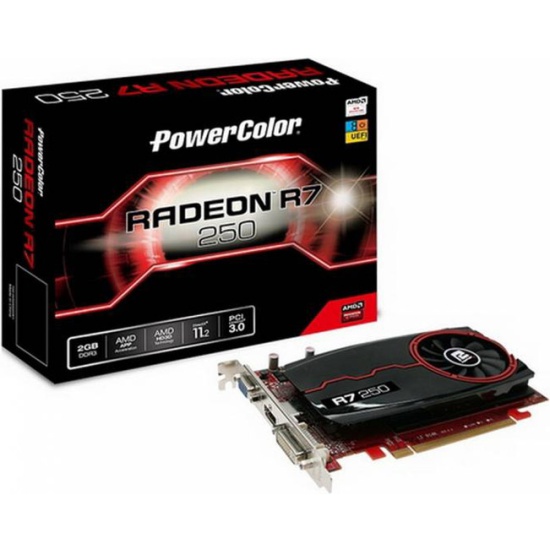 Видеокарта POWERCOLOR Radeon R7 250 2048Mb (AXR7 250 2GBD3-DH) — купить в интернет-магазине ОНЛАЙН ТРЕЙД.РУ