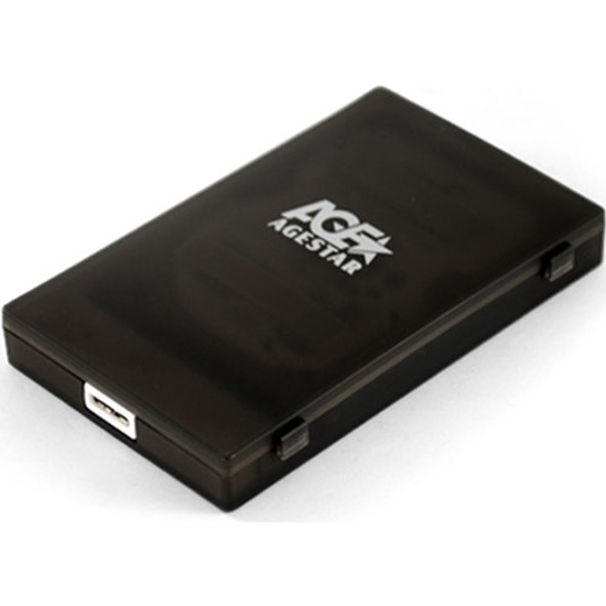Внешний корпус для HDD AgeStar 3UBCP1-6G 2.5 пластик черный (3UBCP1-6G BLACK) — купить в интернет-магазине ОНЛАЙН ТРЕЙД.РУ